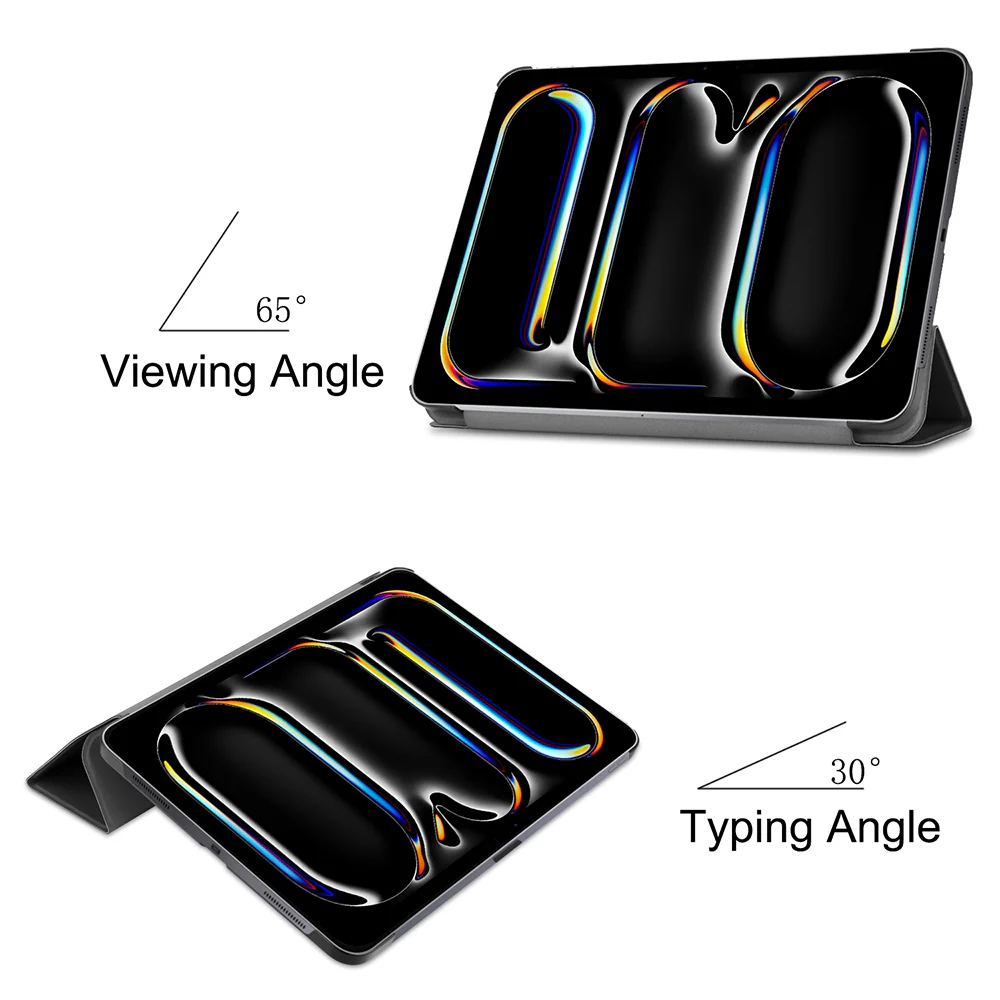 Case for Apple iPad Pro 13 (2024), Techsuit, FoldPro Butterfly, Multicolor - Image 4