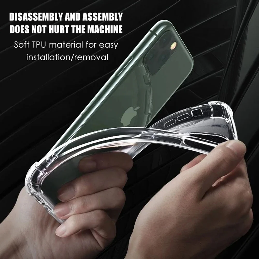 Case for Apple iPhone 11 Pro Max, Techsuit, Shockproof Clear, Transparent - Image 2