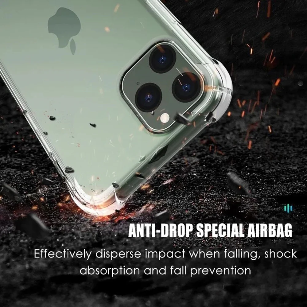 Case for Apple iPhone 11 Pro Max, Techsuit, Shockproof Clear, Transparent - Image 4