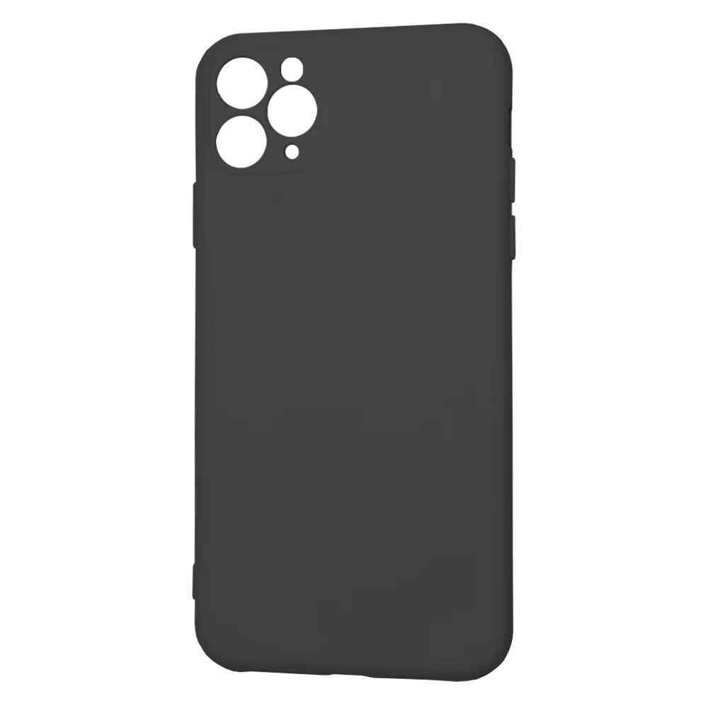 Case for Apple iPhone 11 Pro Max, Techsuit, SoftFlex, Black - Image 4
