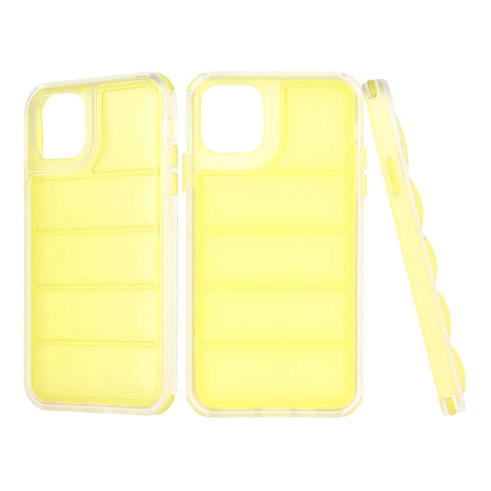 Case for Apple iPhone 11 Pro Max, Techsuit, Wave Shield, Yellow - Image 2
