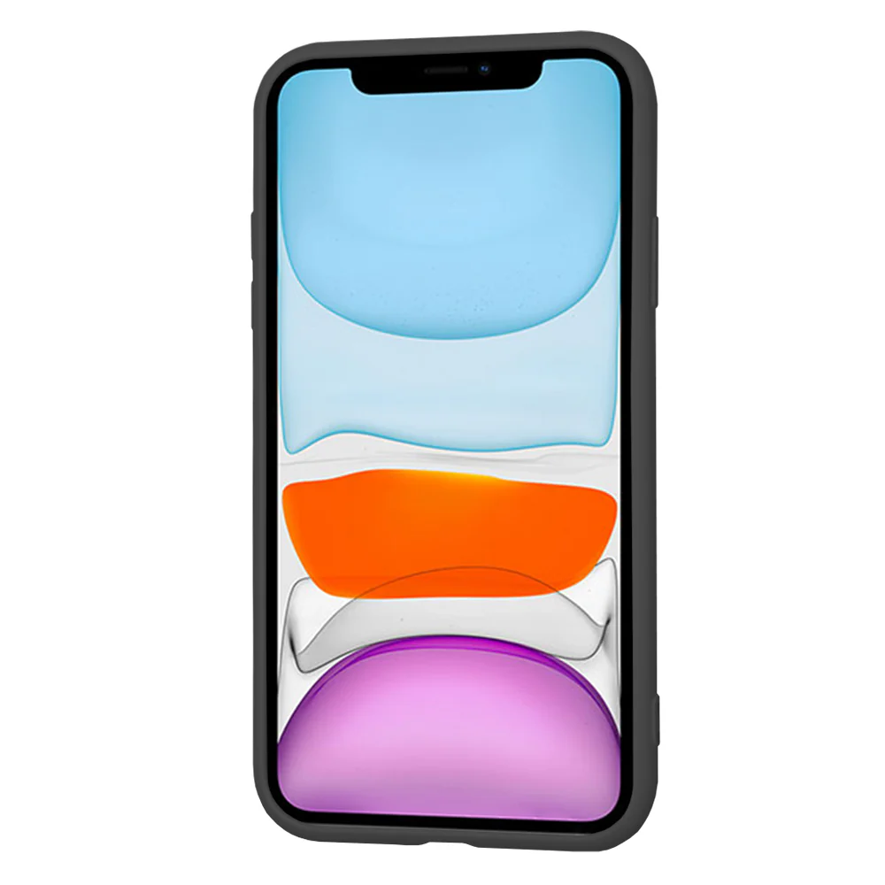 Case for Apple iPhone 11, Techsuit, SoftFlex, Black - Image 2