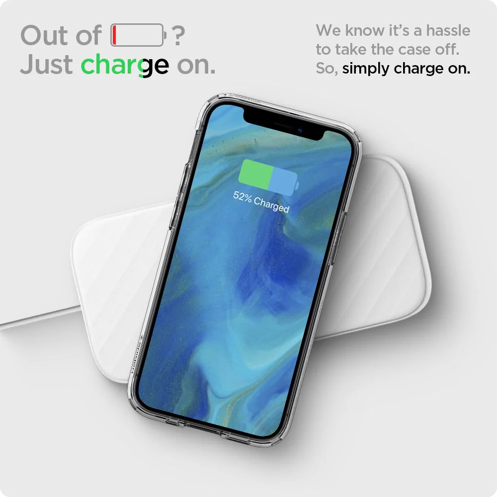 Case for Apple iPhone 12 / 12 Pro, Spigen, Ultra Hybrid, Transparent ACS01702 - Image 12