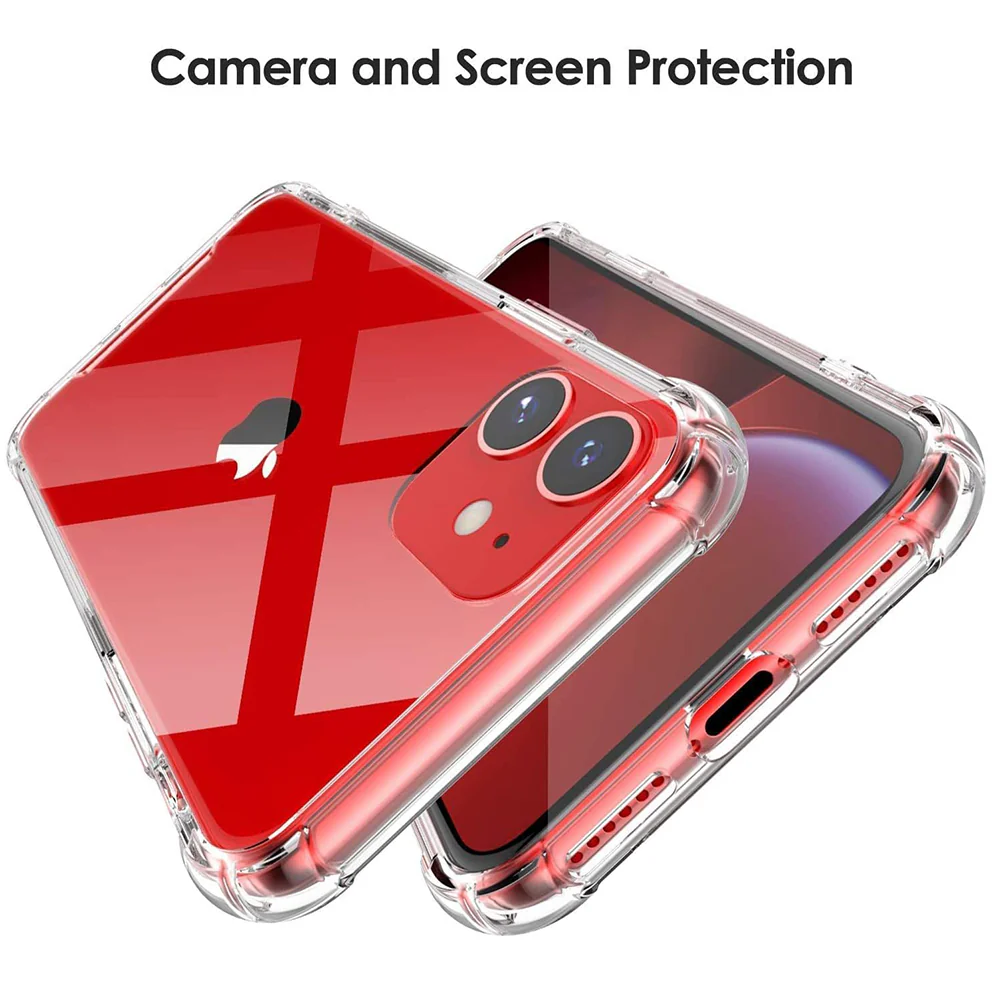 Case for Apple iPhone 12 mini, Techsuit, Shockproof Clear, Transparent - Image 3