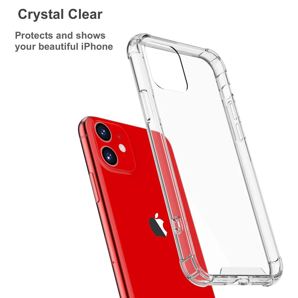 Case for Apple iPhone 12 mini, Techsuit, Shockproof Clear, Transparent - Image 5