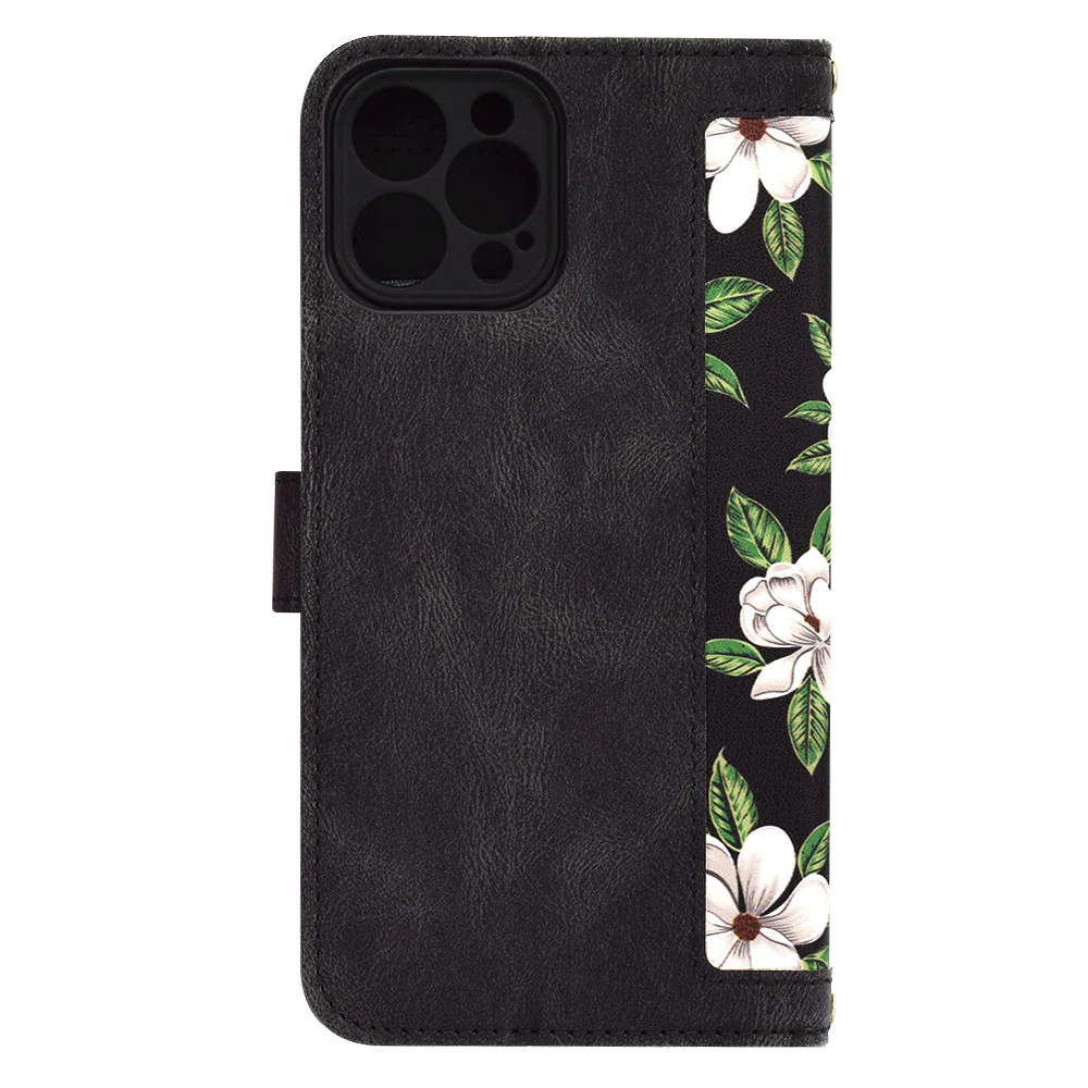 Case for Apple iPhone 12 Pro Max, Techsuit, FlipCraft, Black - Image 3