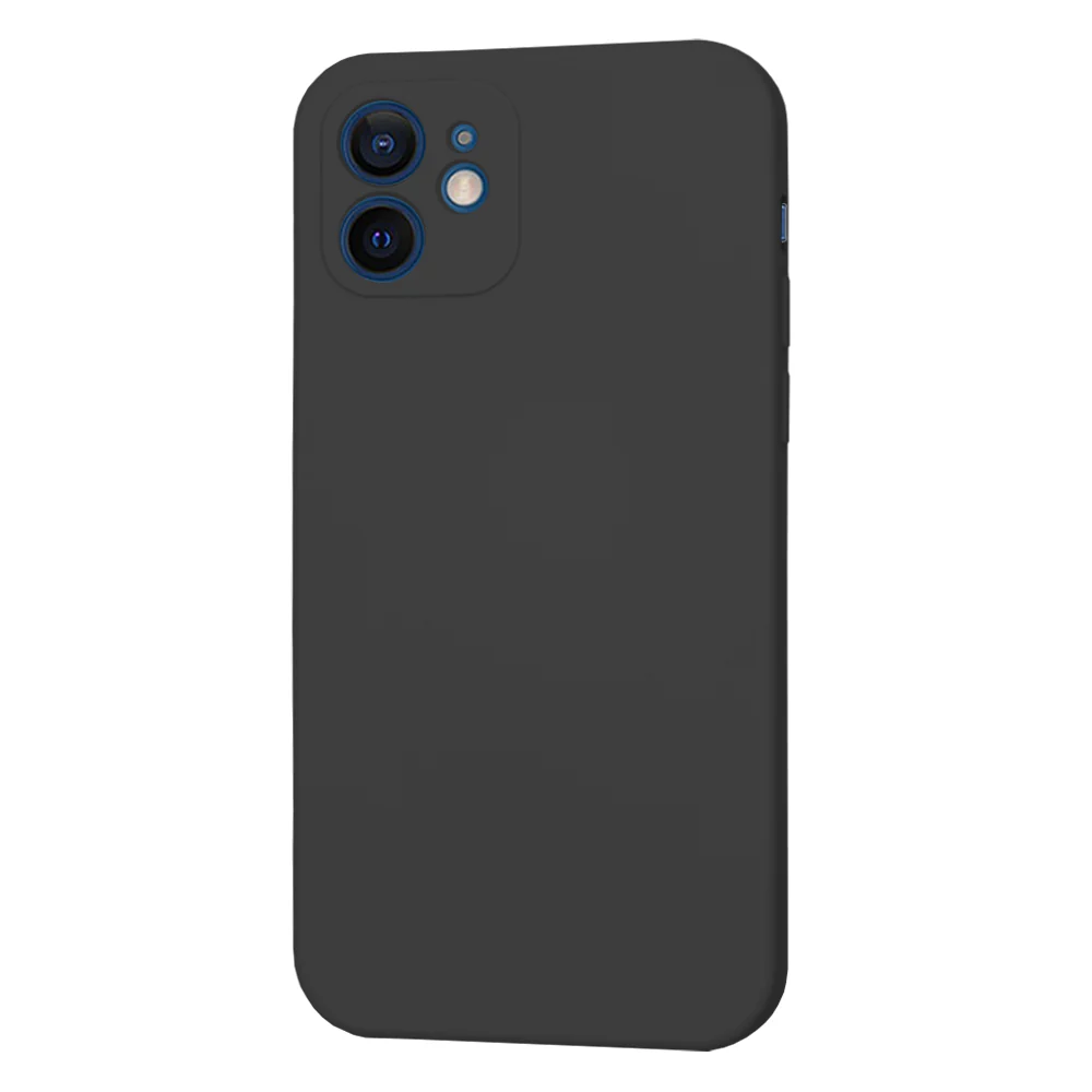 Case for Apple iPhone 12, Techsuit, SoftFlex, Black - Image 3