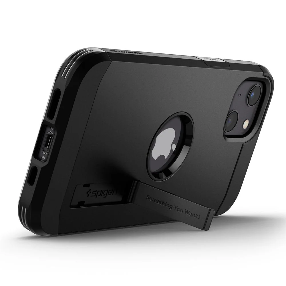Case for Apple iPhone 13, Spigen, Tough Armor, Black ACS03539 - Image 4