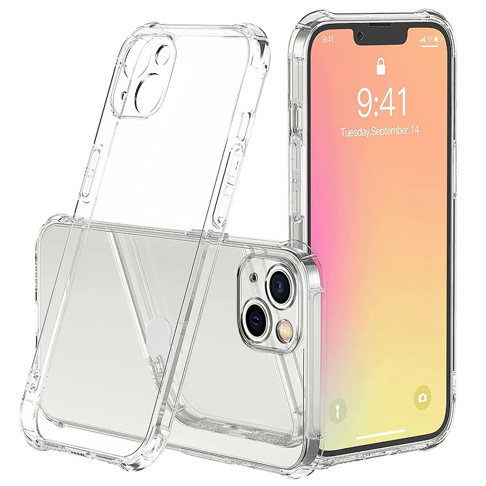 Case for Apple iPhone 13, Techsuit, Shockproof Clear, Transparent - Image 4