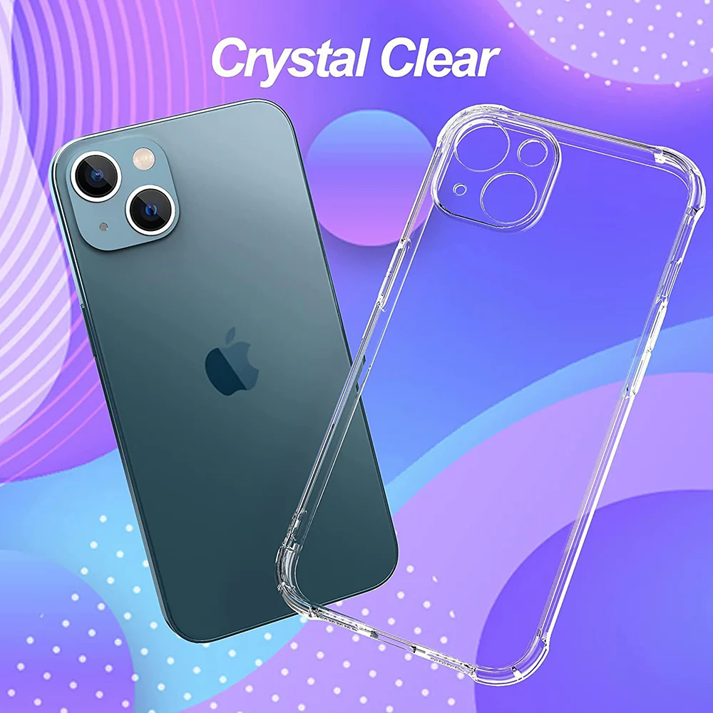 Case for Apple iPhone 13, Techsuit, Shockproof Clear, Transparent - Image 5