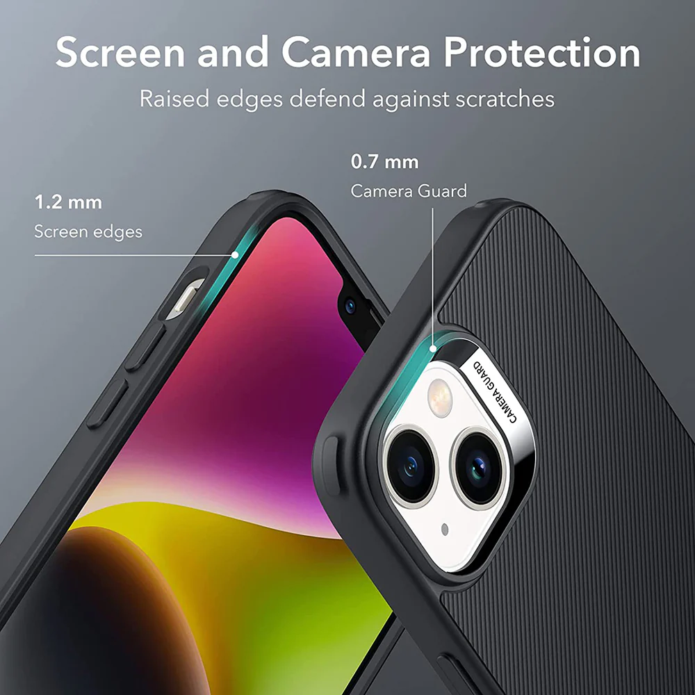 Case for Apple iPhone 14 Plus, ESR, Air Shield Boost Kickstand, Black - Image 6