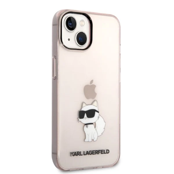 Case for Apple iPhone 14 Plus, Karl Lagerfeld, Ikonik Choupette, Pink - Image 7