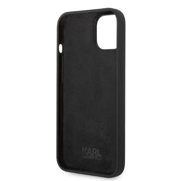 Case for Apple iPhone 14 Plus, Karl Lagerfeld, Silicone Choupette, Black - Image 4