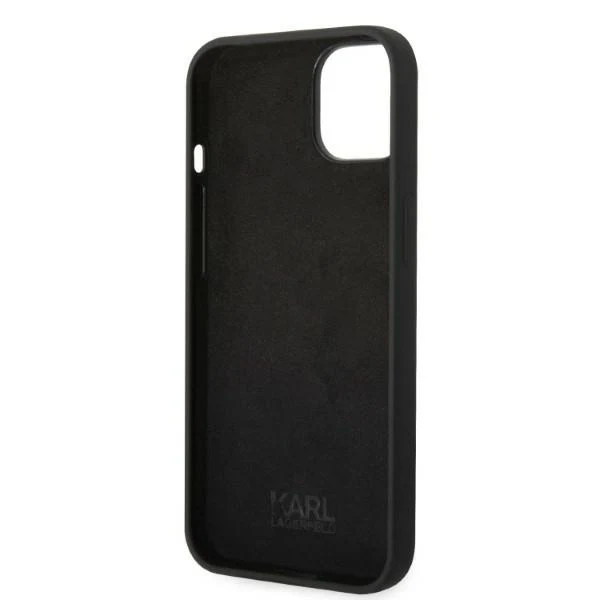 Case for Apple iPhone 14 Plus, Karl Lagerfeld, Silicone RSG, Black - Image 4