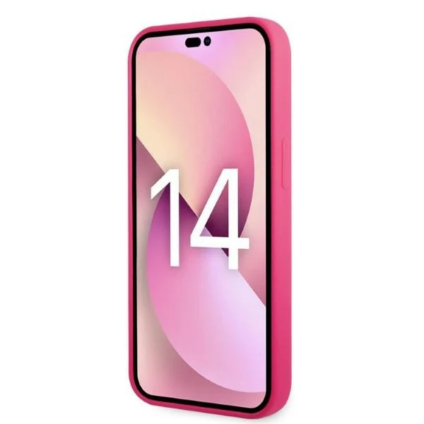 Case for Apple iPhone 14 Plus, Karl Lagerfeld, Silicone RSG, Pink - Image 6