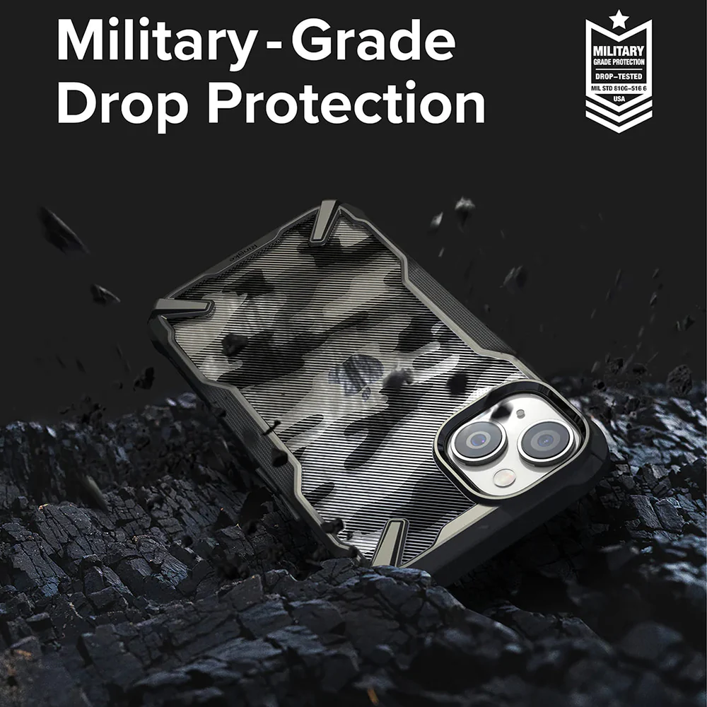 Case for Apple iPhone 14 Plus, Ringke, Fusion X Design, Camouflage - Image 4