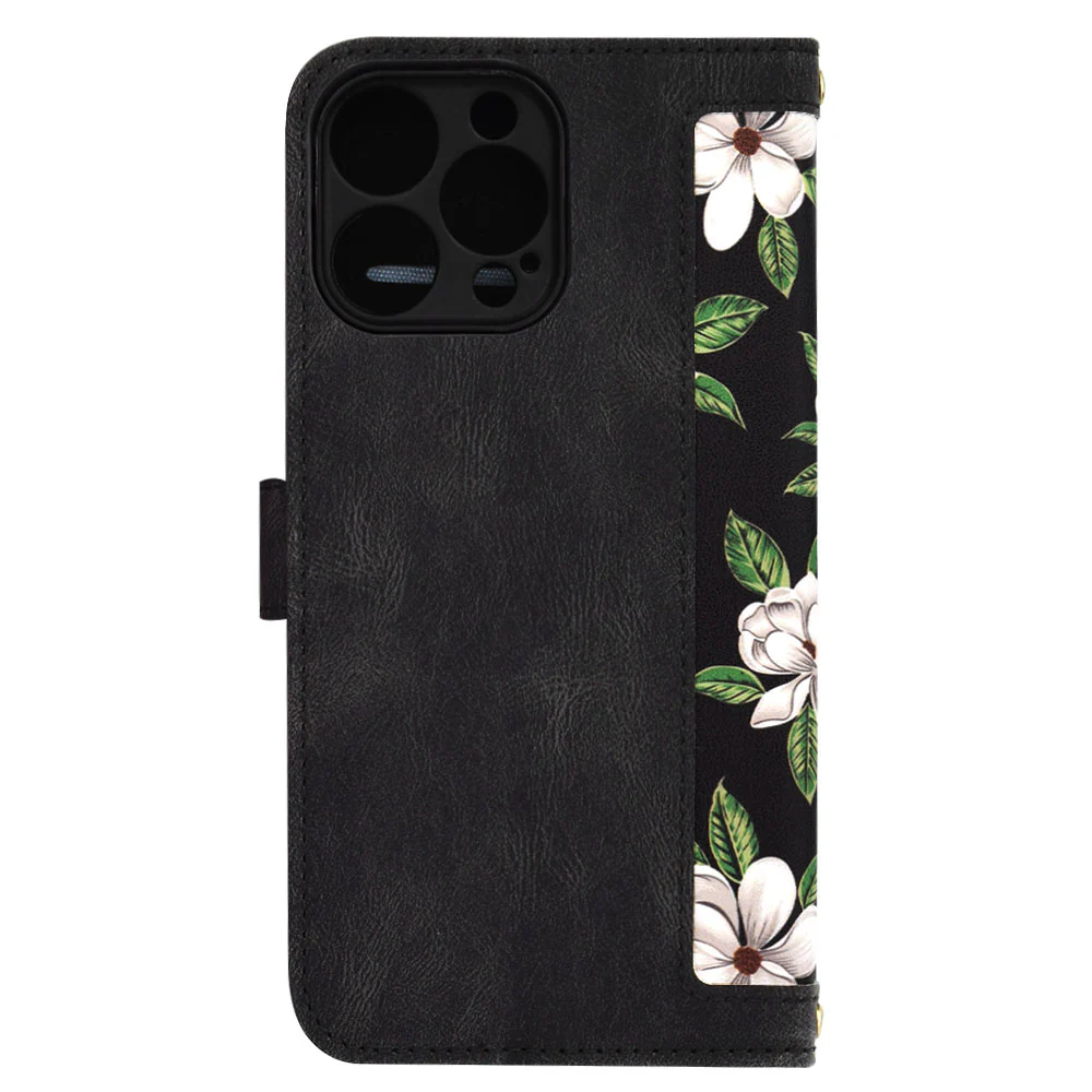 Case for Apple iPhone 14 Pro Max, Techsuit, FlipCraft, Black - Image 3