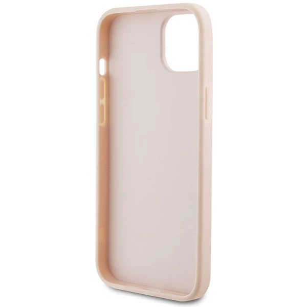 Case for Apple iPhone 15, Karl Lagerfeld, Diagonal Quilted K Pattern, Pink - Image 6