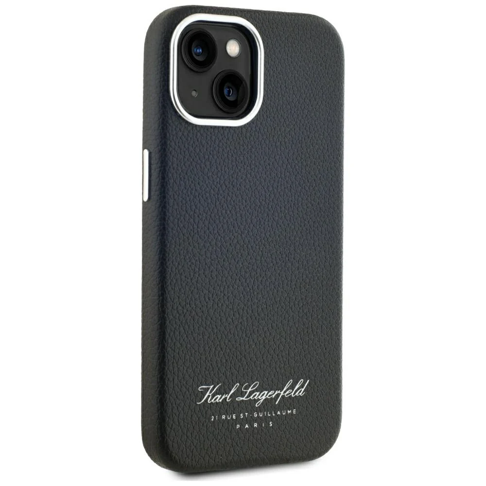 Case for Apple iPhone 15, Karl Lagerfeld, RSG, Black - Image 2