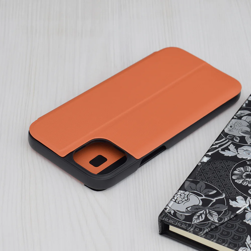 Case for Apple iPhone 15 Plus, Techsuit, eFold, Orange - Image 2