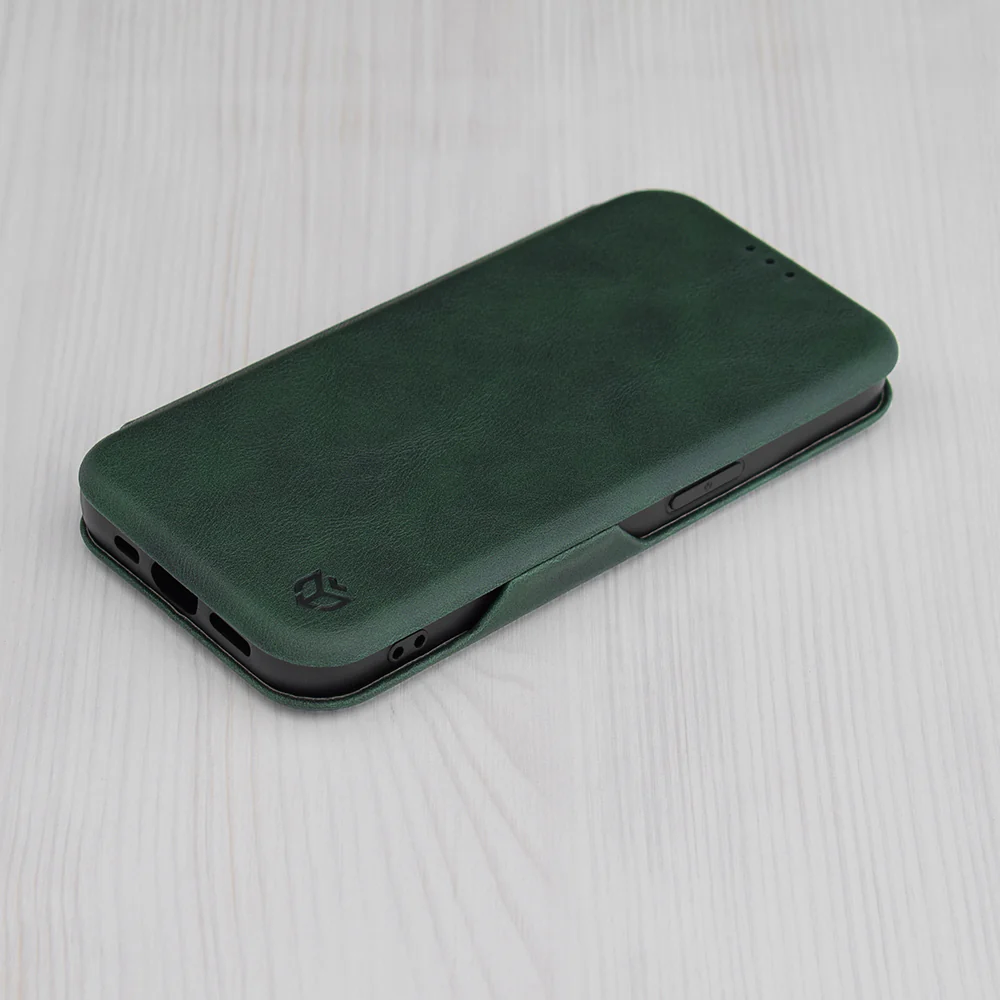 Case for Apple iPhone 15 Plus, Techsuit, Safe Wallet Plus, Green - Image 4