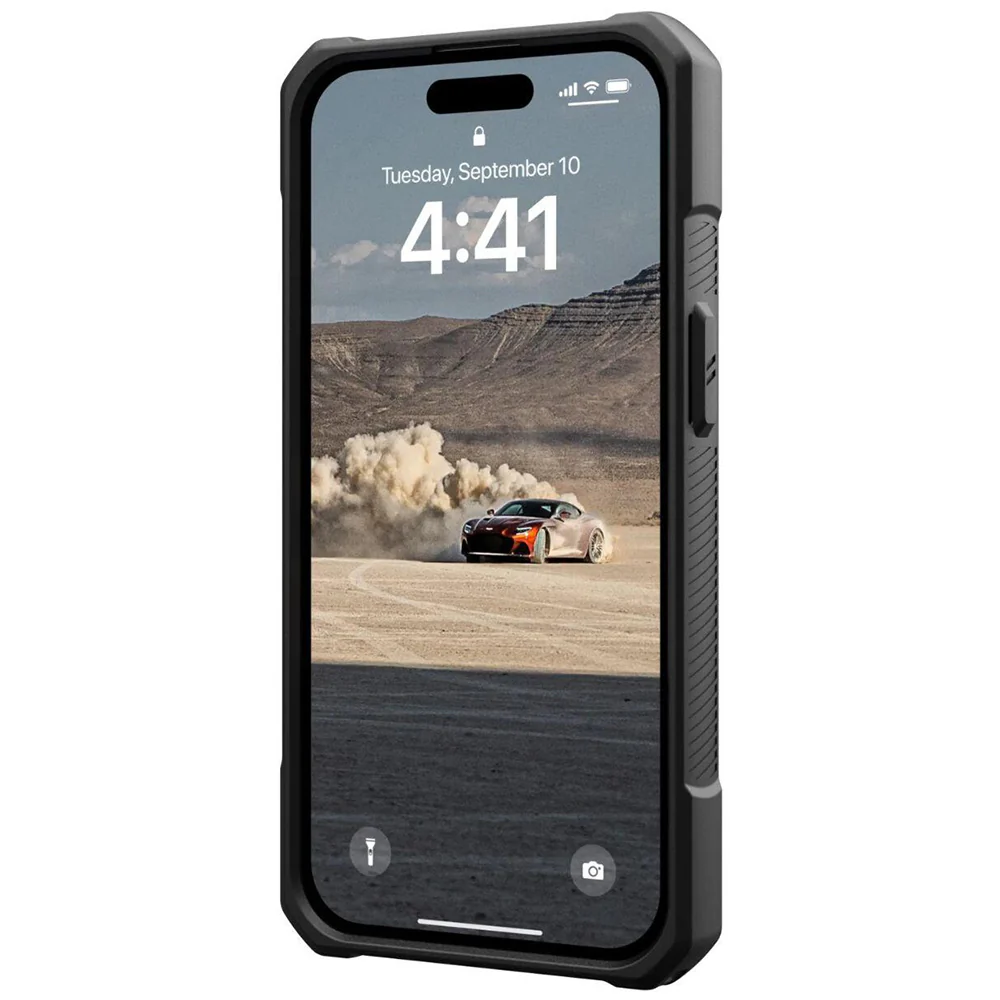 Case for Apple iPhone 15 Plus, Urban Armor Gear, Monarch Carbon, Black - Image 3