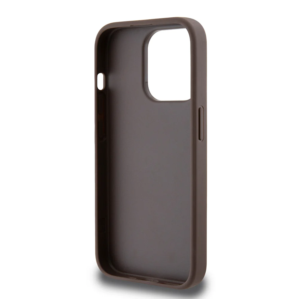 Case for Apple iPhone 15 Pro, Guess, 4G Stripe, Brown - Image 6