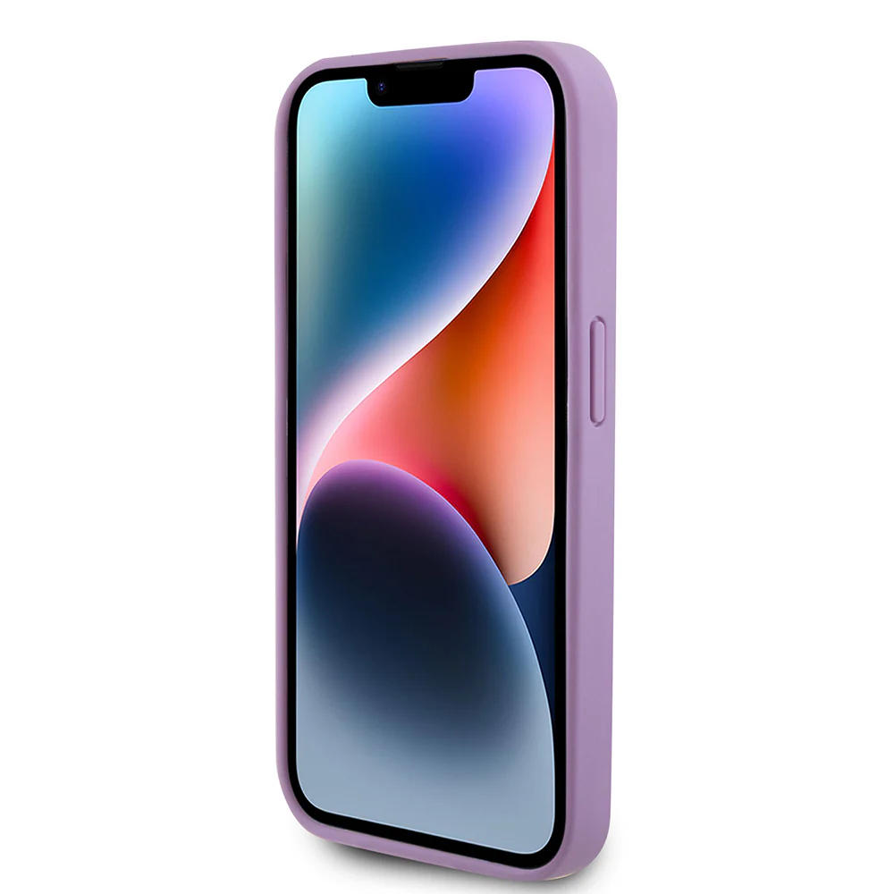 Case for Apple iPhone 15 Pro Max, Guess, 4G Stamped, Light Purple - Image 2