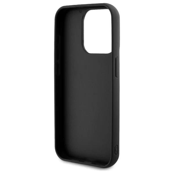 Case for Apple iPhone 15 Pro Max, Karl Lagerfeld, 3D Rubber Signature, Black - Image 5