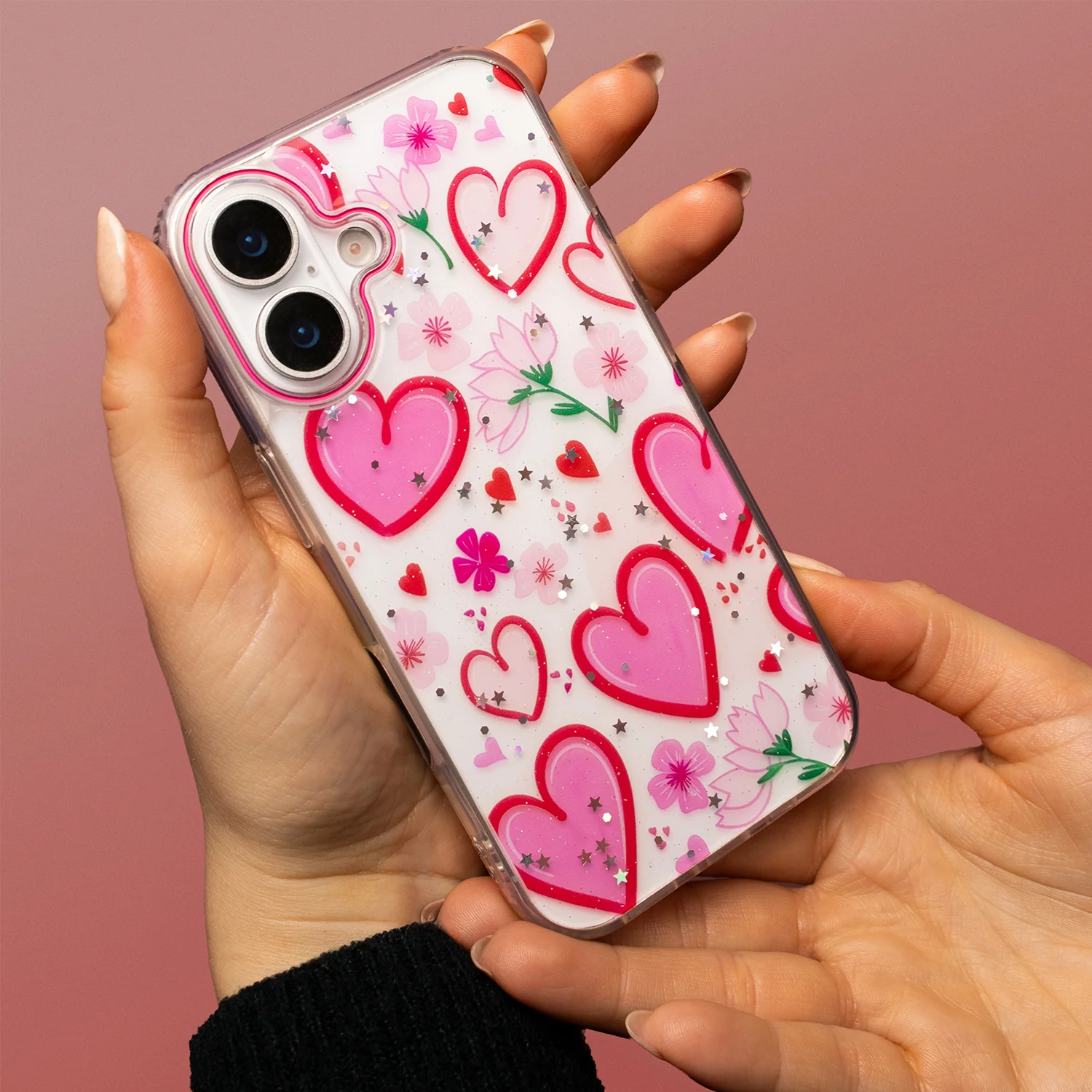 Case for Apple iPhone 15 Pro, OEM, Ultra Trendy Love 1, Multicolor - Image 5