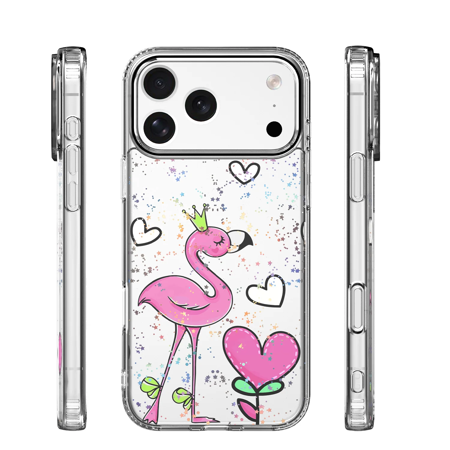 Case for Apple iPhone 15 Pro, OEM, Ultra Trendy Love 2, Multicolor - Image 2