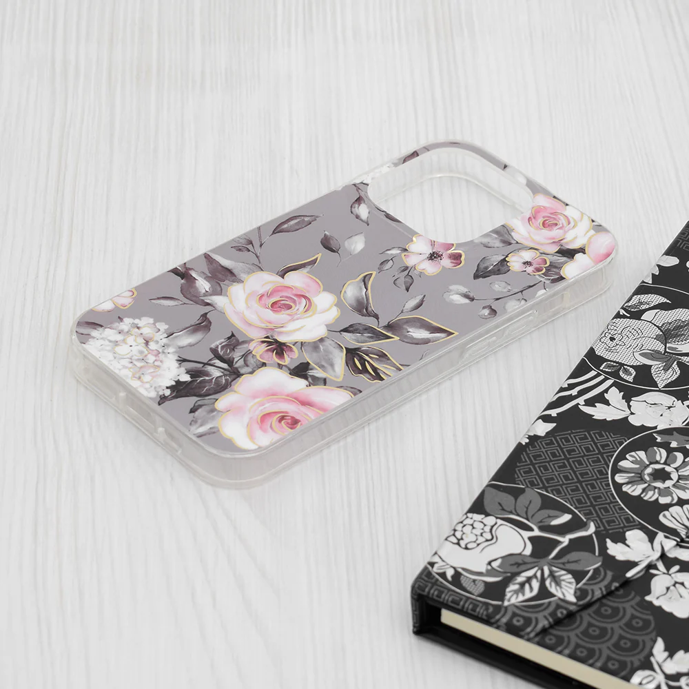 Case for Apple iPhone 15 Pro, Techsuit, Marble, Gray - Image 3