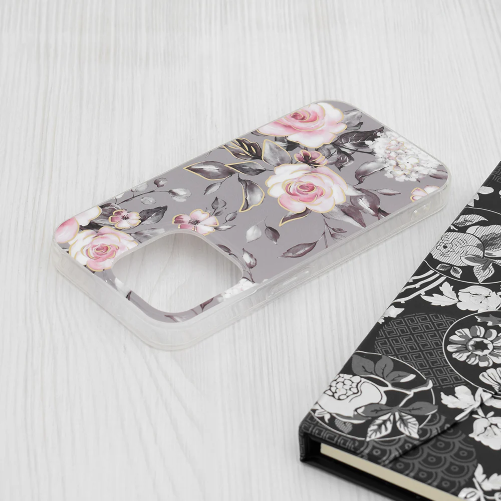 Case for Apple iPhone 15 Pro, Techsuit, Marble, Gray - Image 4