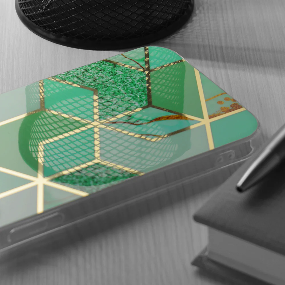 Case for Apple iPhone 15 Pro, Techsuit, Marble, Green - Image 2
