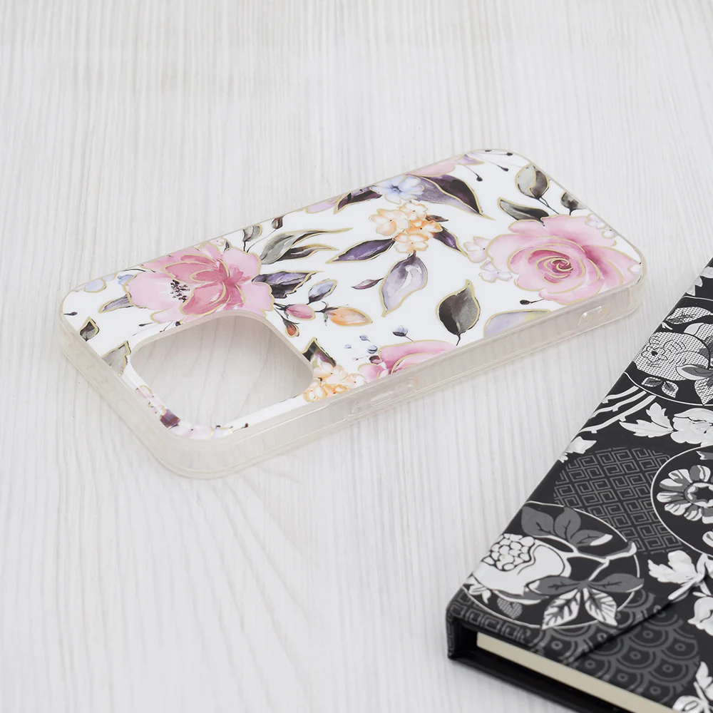 Case for Apple iPhone 15 Pro, Techsuit, Marble, White - Image 4