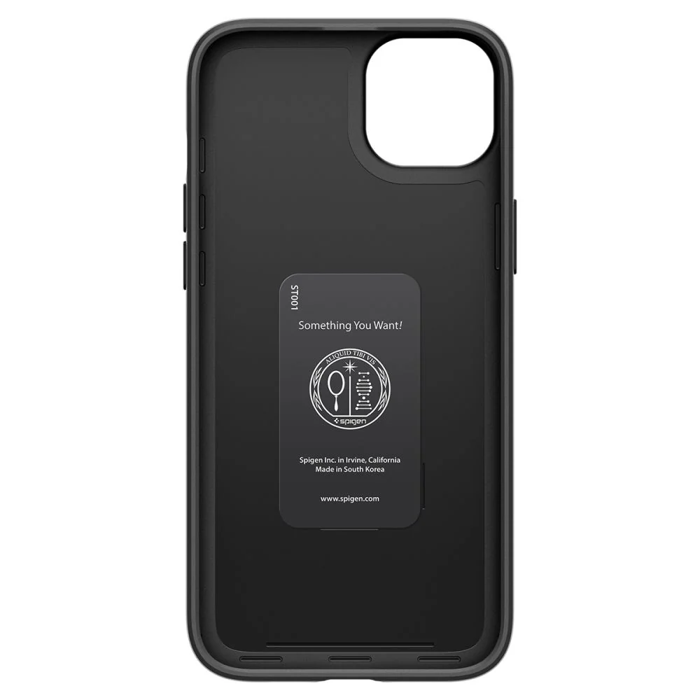 Case for Apple iPhone 15, Spigen, Thin Fit, Black ACS06776 - Image 6