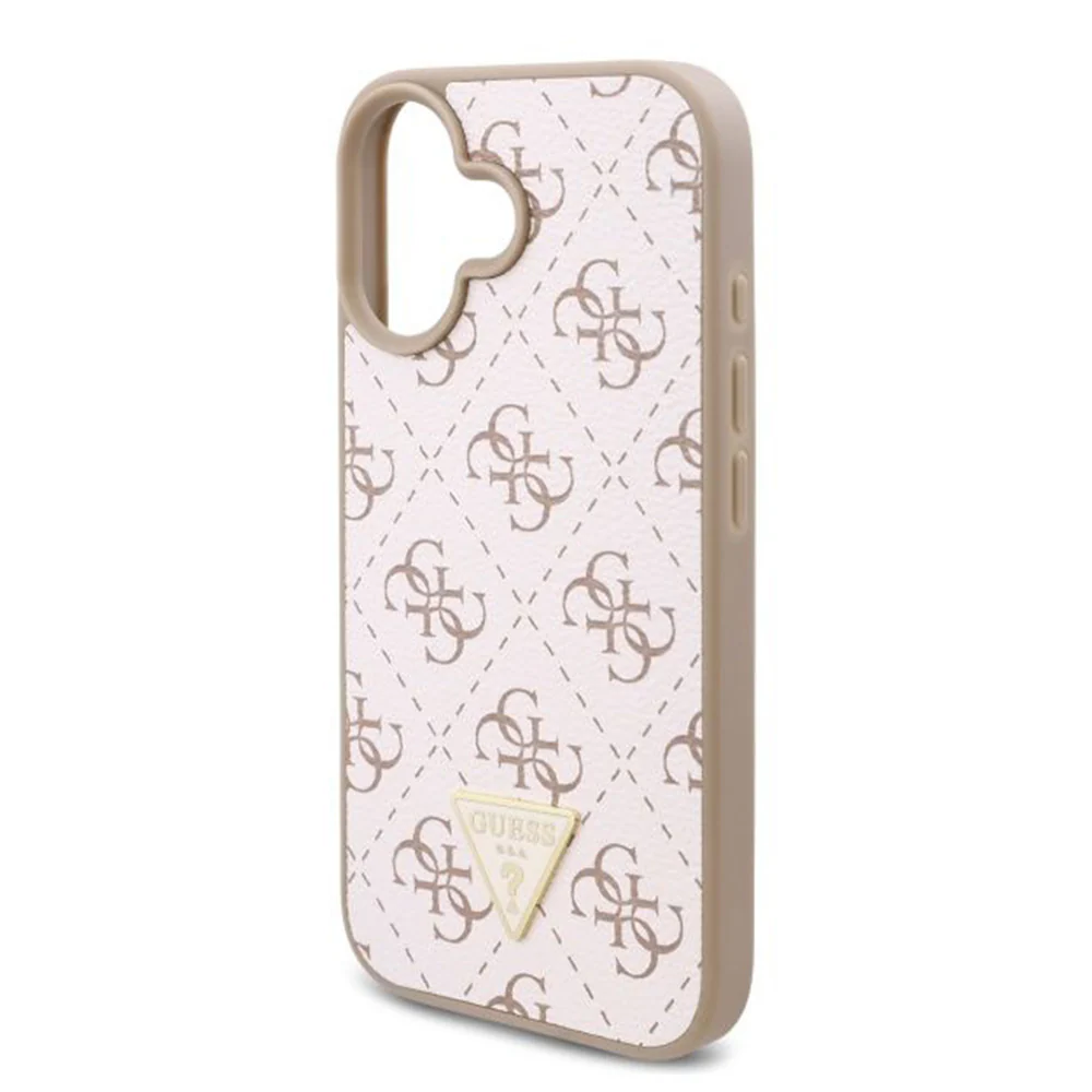 Case for Apple iPhone 16 Plus, Guess, 4G Triangle Logo, White - Image 5