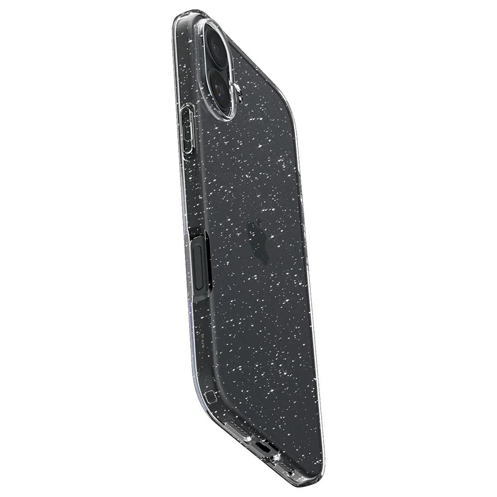 Case for Apple iPhone 16 Plus, Spigen, Liquid Crystal Glitter, Transparent ACS08065 - Image 3
