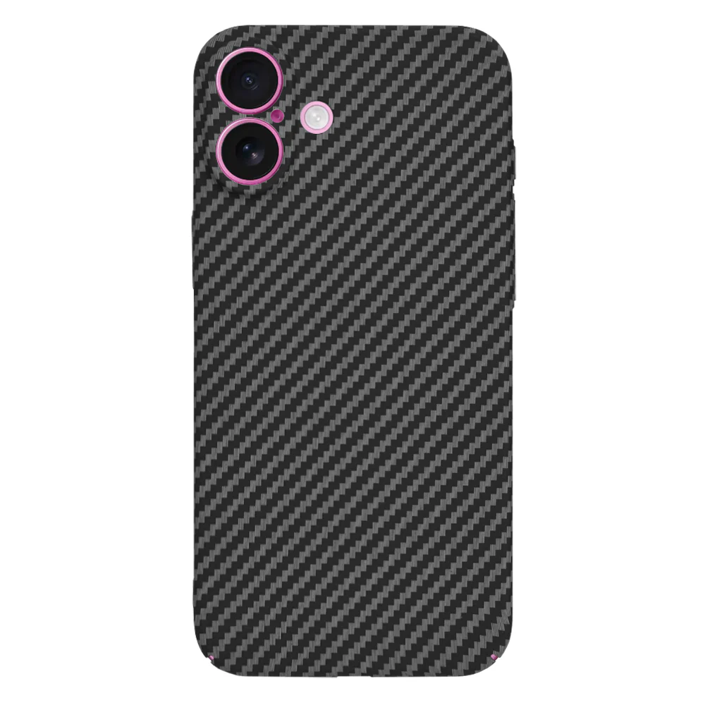 Case for Apple iPhone 16 Plus, Techsuit, Carbonite FiberShell, Black - Image 3