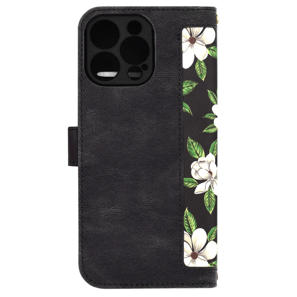 Case for Apple iPhone 16 Pro Max, Techsuit, FlipCraft, Black - Image 2