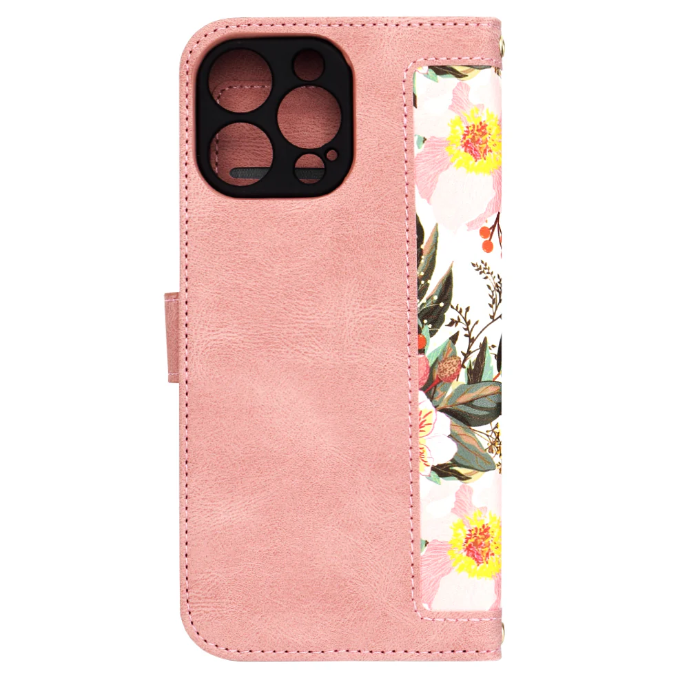 Case for Apple iPhone 16 Pro Max, Techsuit, FlipCraft, Pink - Image 2