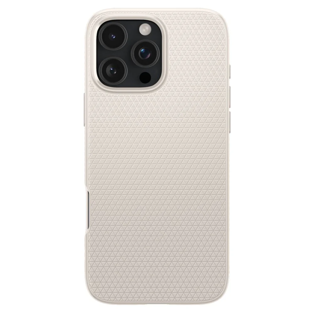 Case for Apple iPhone 16 Pro, Spigen, Liquid Air, Beige ACS08120 - Image 5