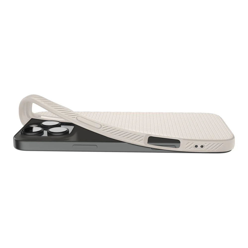Case for Apple iPhone 16 Pro, Spigen, Liquid Air, Beige ACS08120 - Image 7