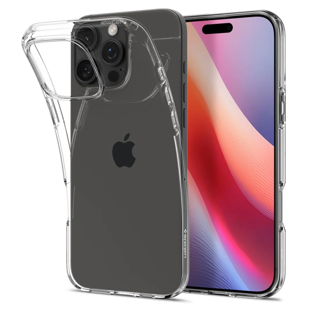 Case for Apple iPhone 16 Pro, Spigen, Liquid Crystal, Transparent ACS08112