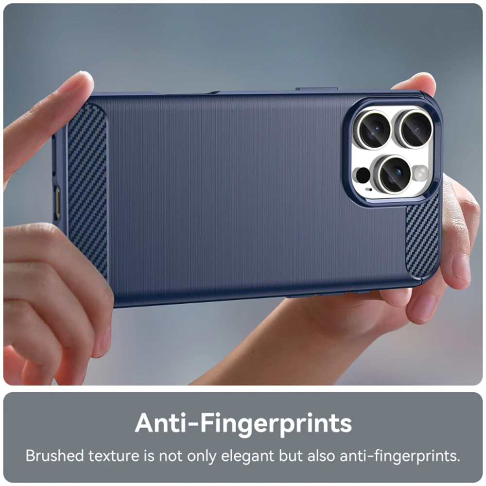 Case for Apple iPhone 16 Pro, Techsuit, Carbon, Blue - Image 3