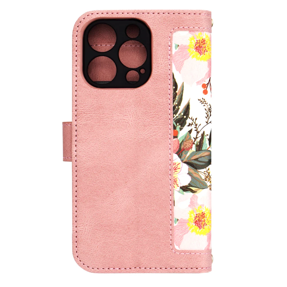 Case for Apple iPhone 16 Pro, Techsuit, FlipCraft, Pink - Image 2