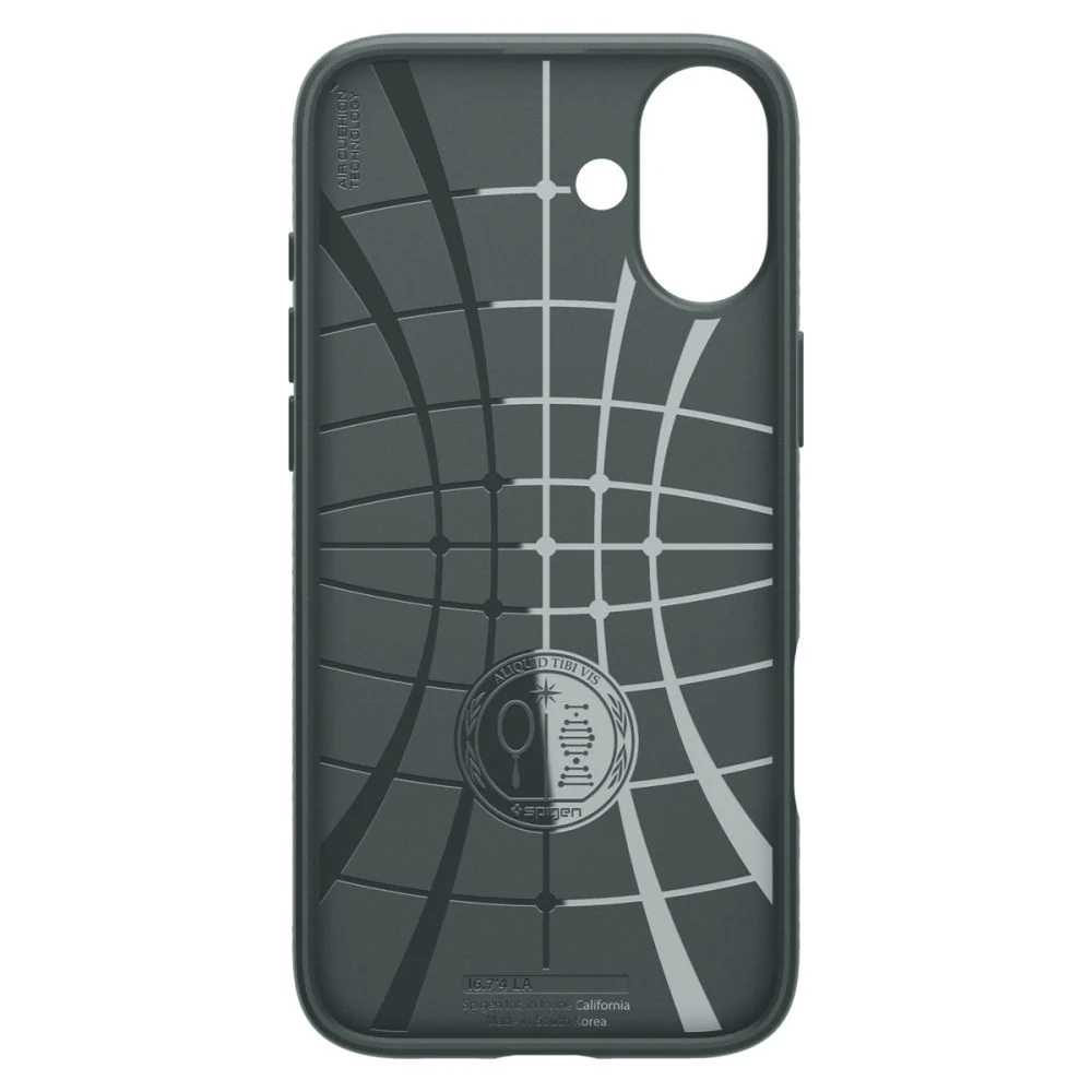 Case for Apple iPhone 16, Spigen, Liquid Air, Green ACS08196 - Image 2