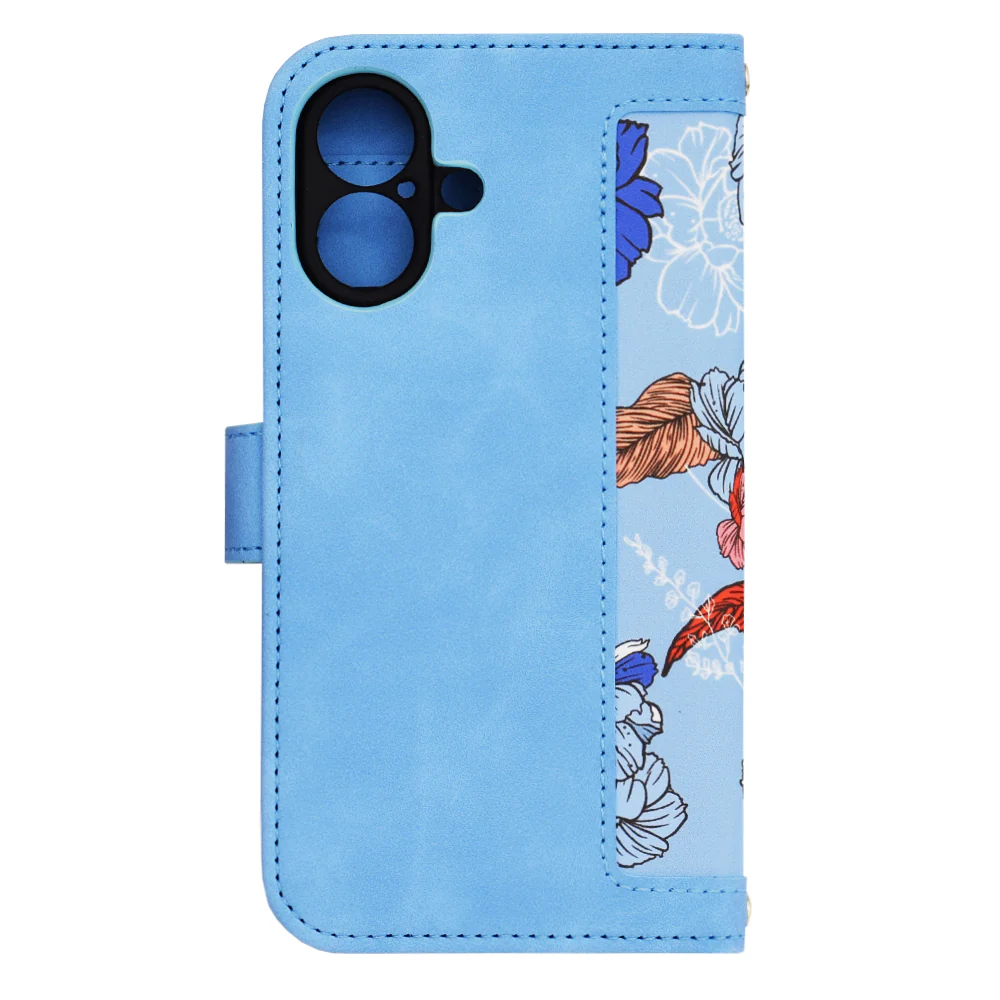 Case for Apple iPhone 16, Techsuit, FlipCraft, Blue - Image 2