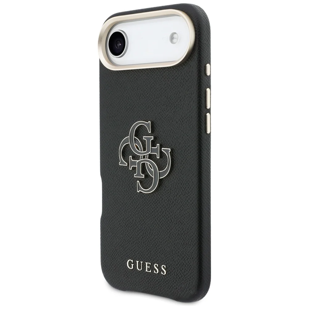 Case for Apple iPhone 17 Air, Guess, Resin Logo, Black - Image 5