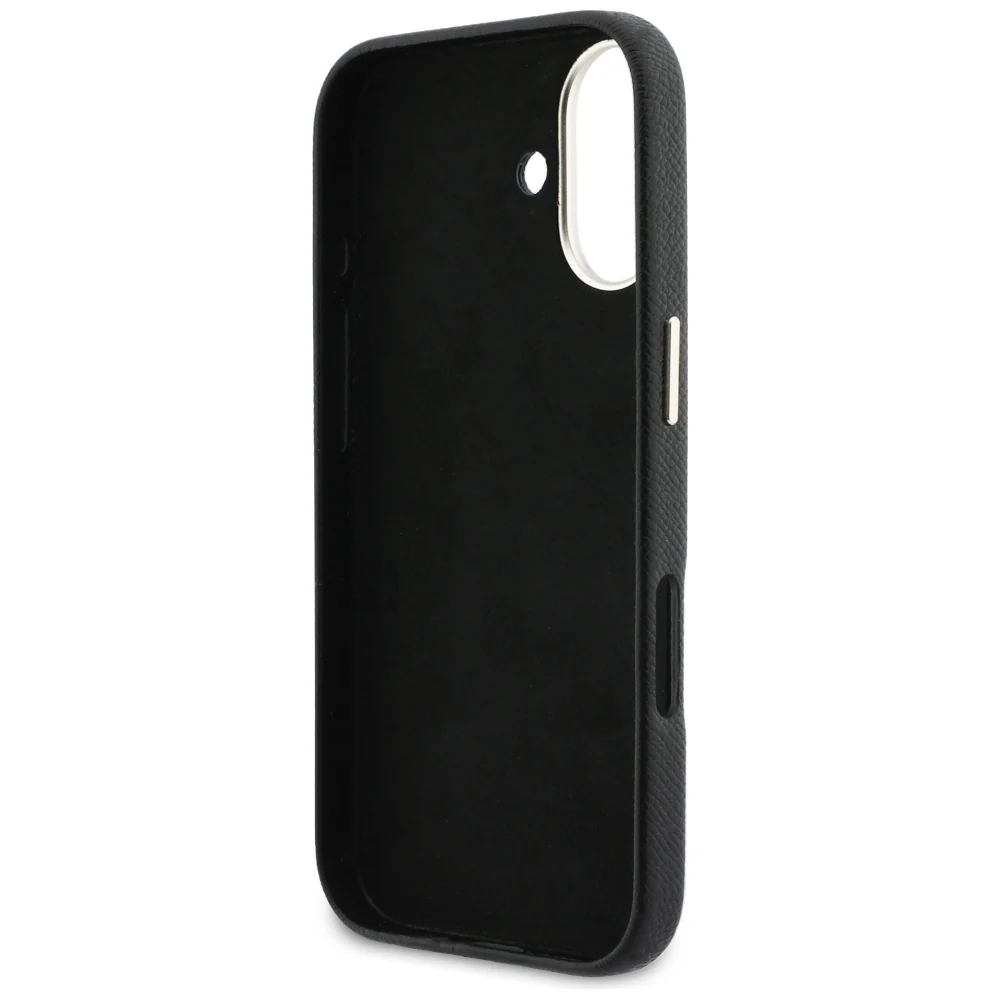 Case for Apple iPhone 17, Guess, Resin Logo, Black - Image 6